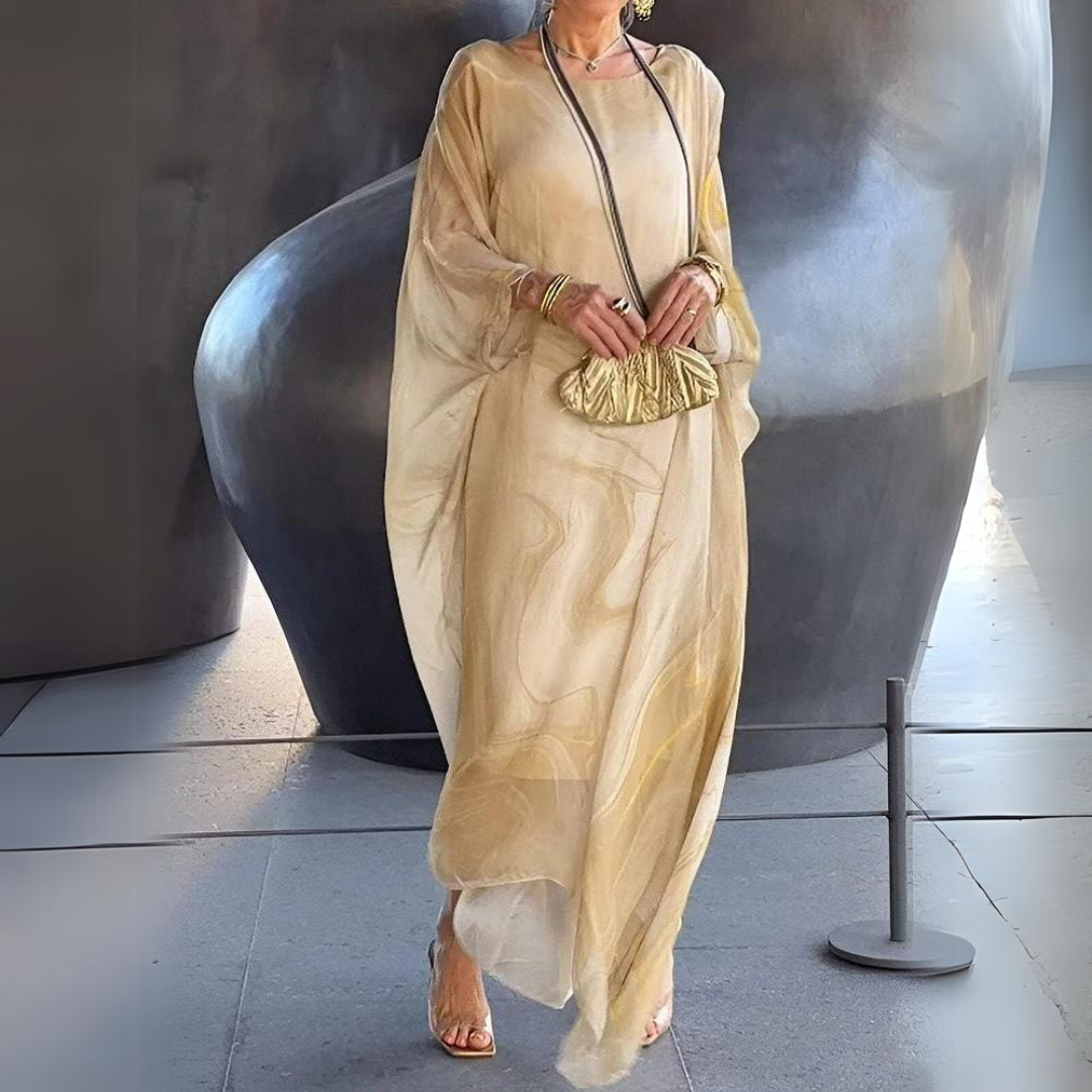 Out-Shine | Dress made of silk muslin that covers the stomach