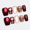 Out-Shine | Moonlight Rose, Luxurious and Noble Diamond Pattern Nails