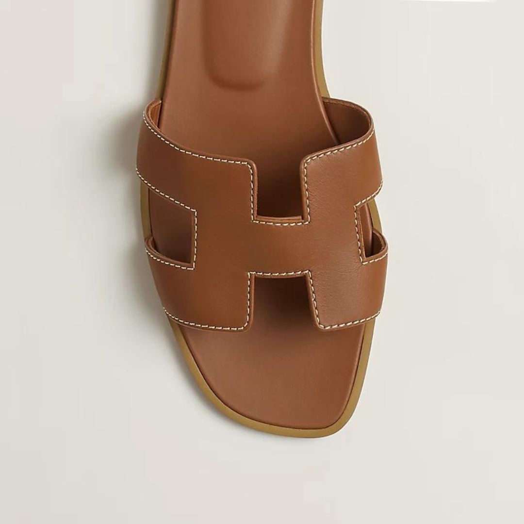 Out-Shine | Black luxury sandals with ergonomic grip