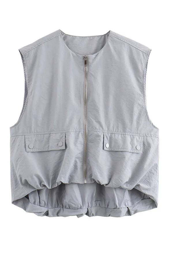 Out-Shine | Loose Sleeveless Pocket Casual Vest