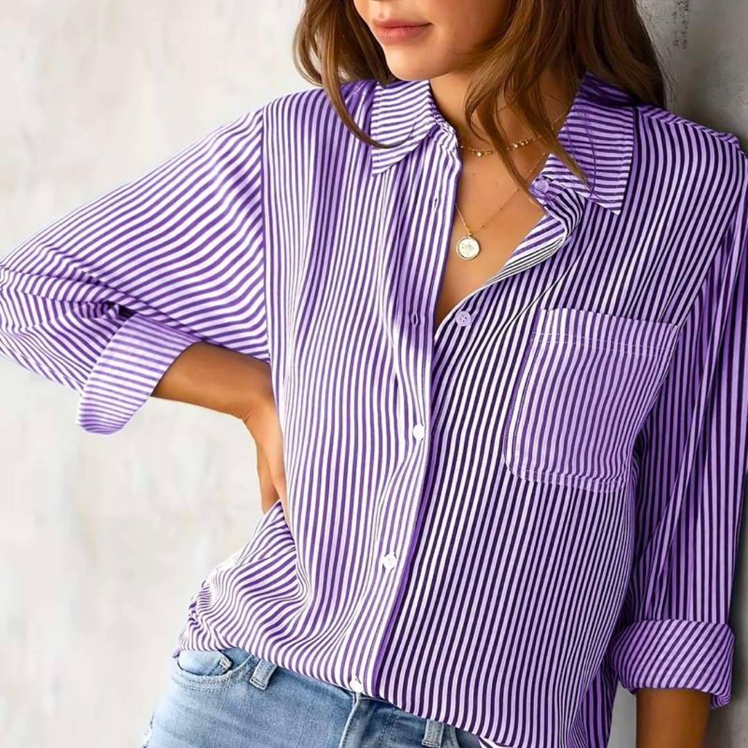Out-Shine | Comfortable Classic Button Down Blouse