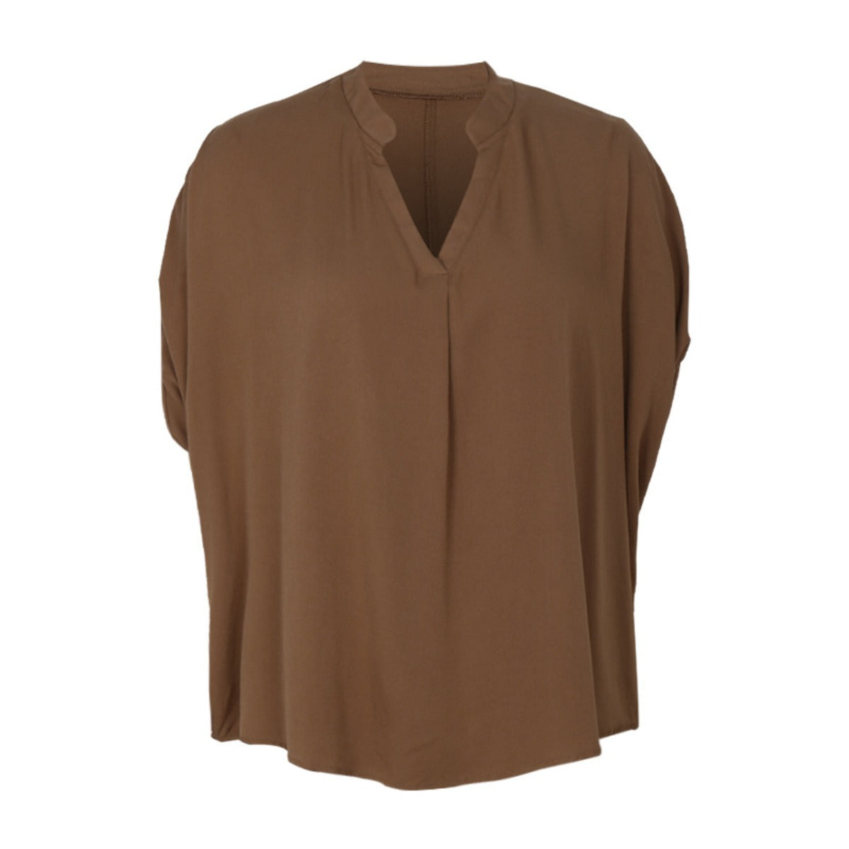 Out-Shine | Drop Bat Sleeves Solid Color Shirt Women