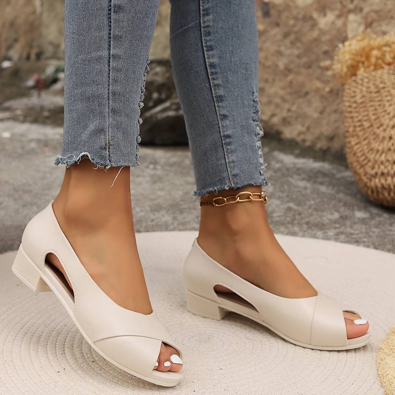 Out-Shine | Black Orthopedic Hack Sandals