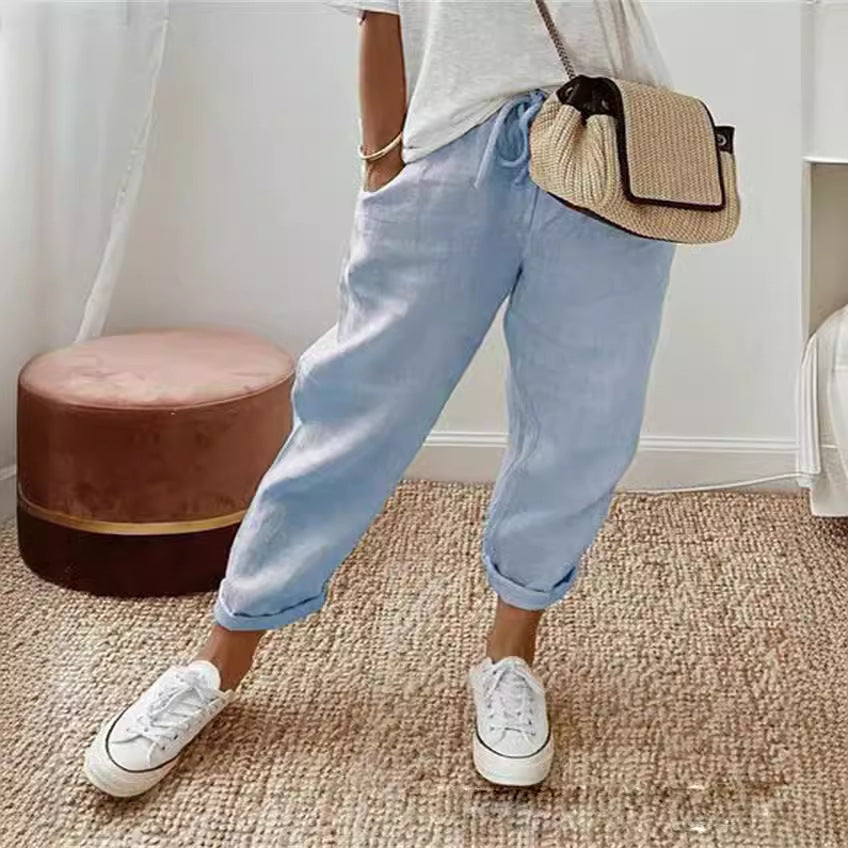 Out-Shine | Denim Elasticated Pocket Slacks