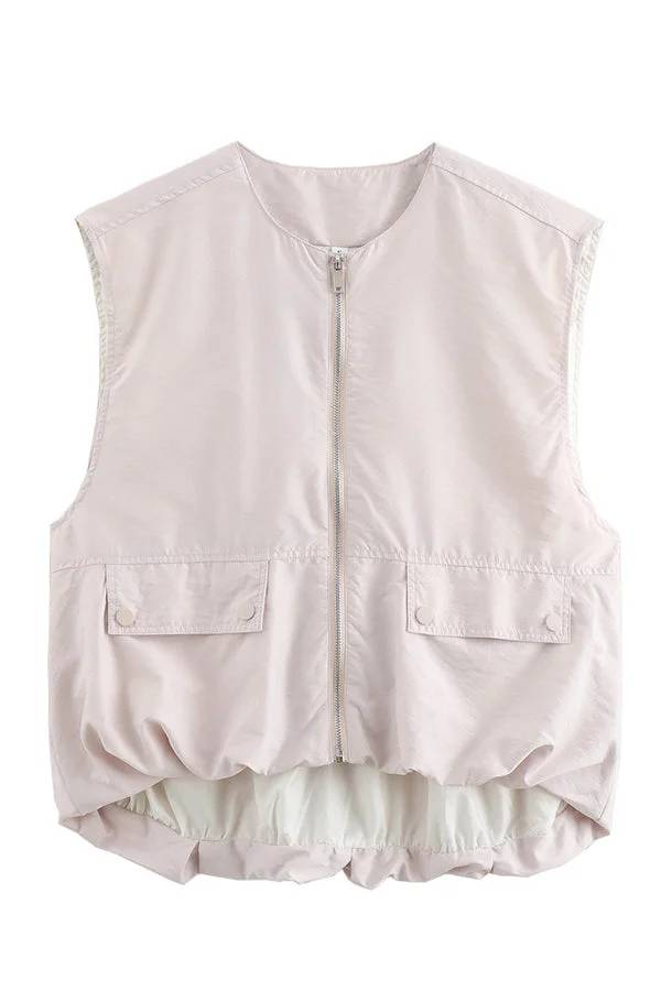Out-Shine | Loose Sleeveless Pocket Casual Vest