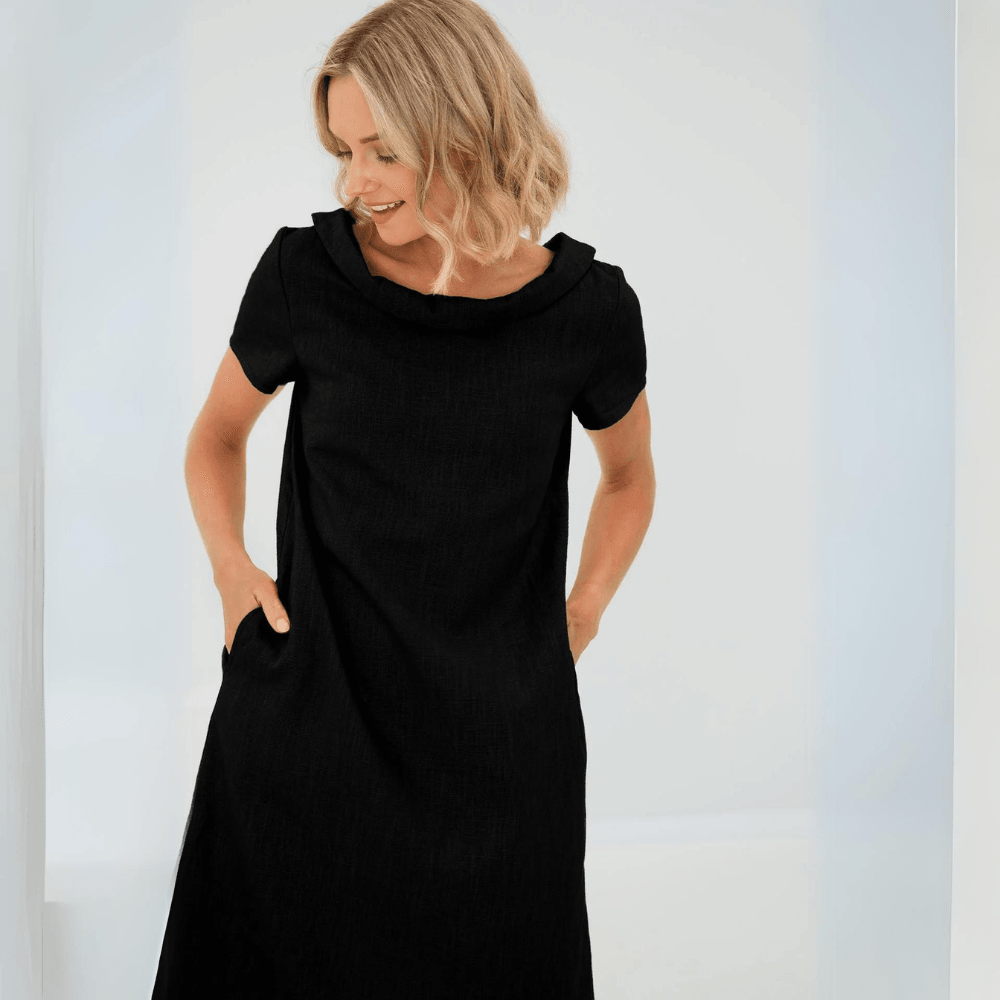 Out-Shine | Casual Linen Dress for Women