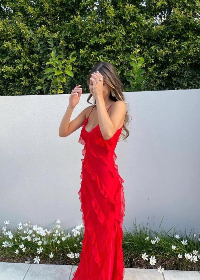 Deslumbra | Vestido romántico con volantes