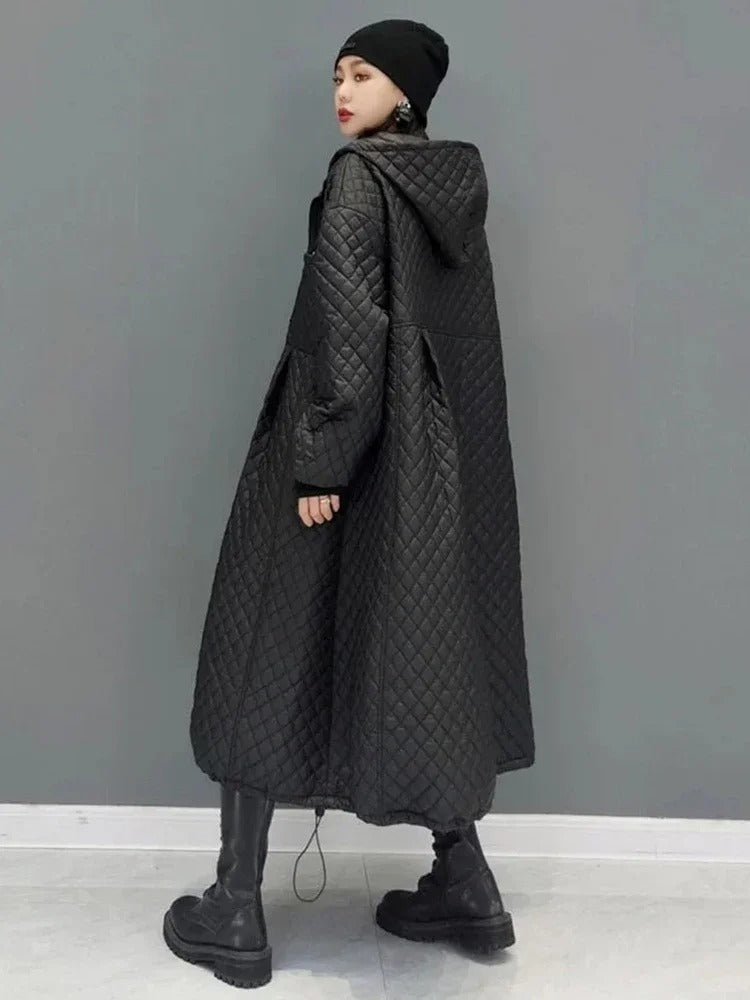 Deslumbra | Parka vintage de corte en A para mujer 