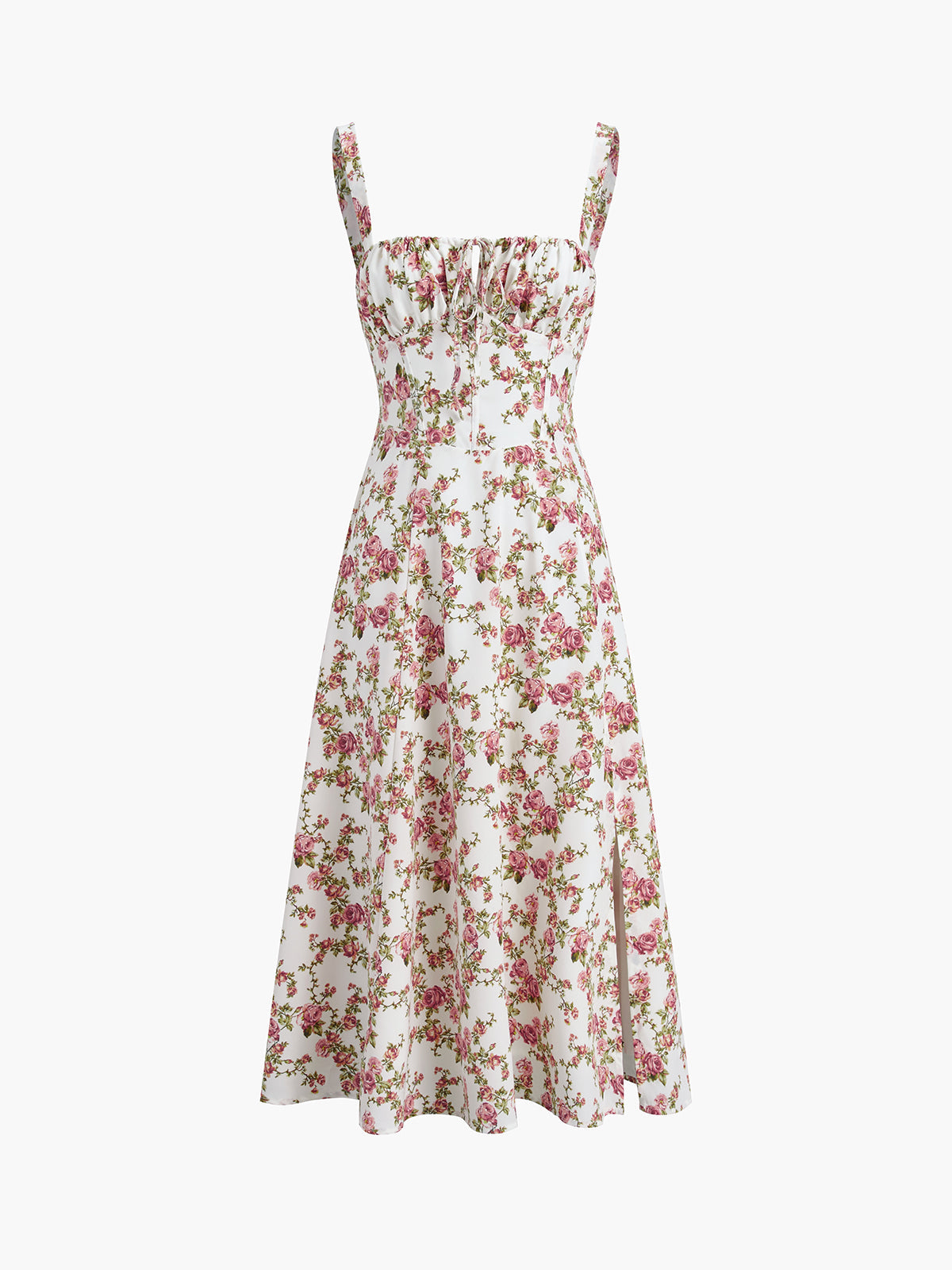 Out-Shine | Rosebud Floral Midi Sundress For Women