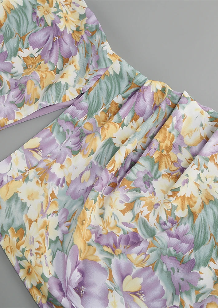 Deslumbra | Vestido floral de una sola manga