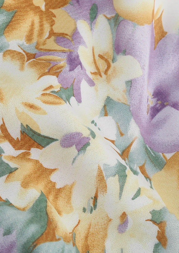 Deslumbra | Vestido floral de una sola manga