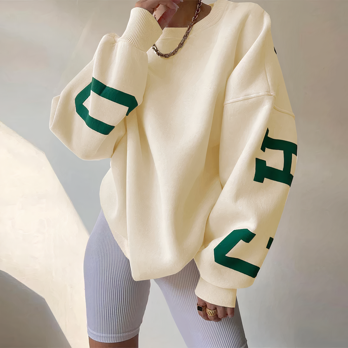 Out-Shine | Pullover With Letter Print