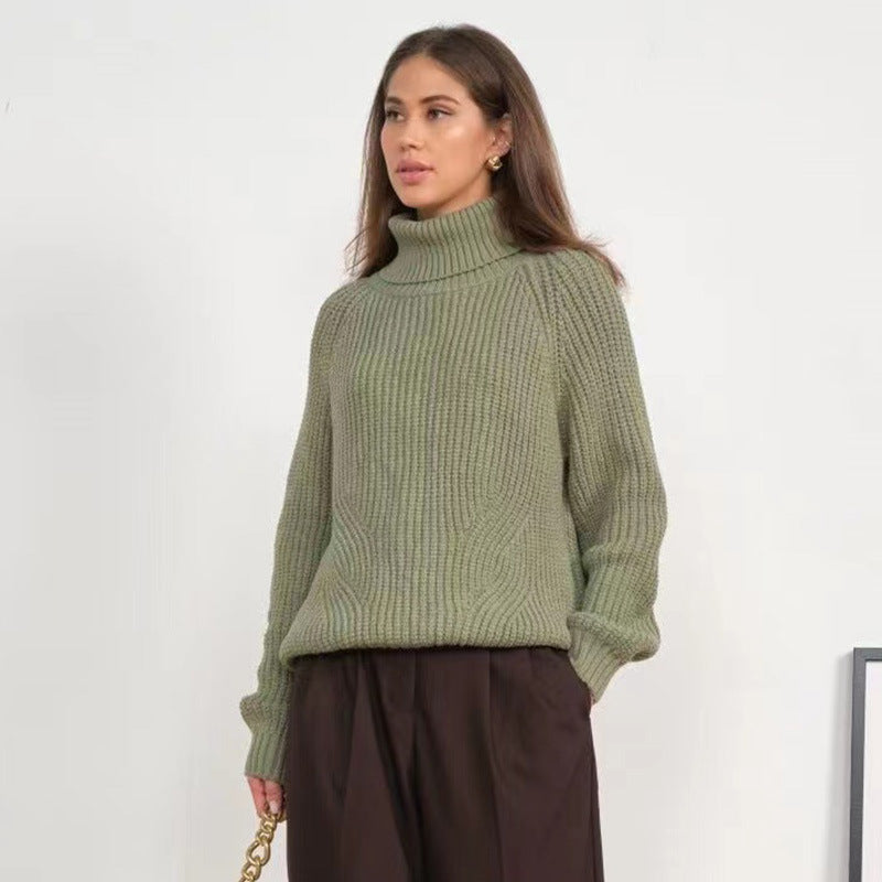 Out-Shine | Turtleneck Long Sleeve Sweater
