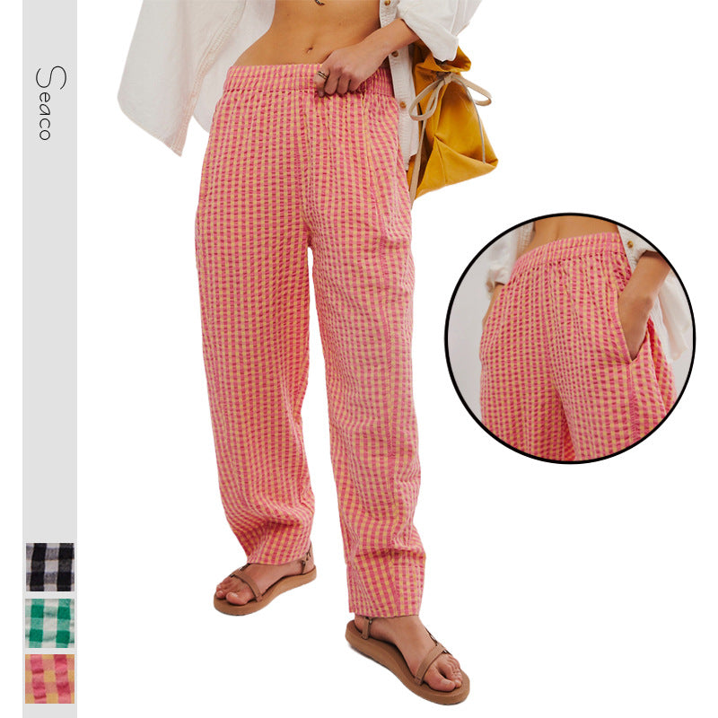 Brilla con luz propia | Pantalones bombachos de algodón tejido Karo