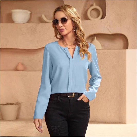 Out-Shine | Ladies Satin Silk Shirt