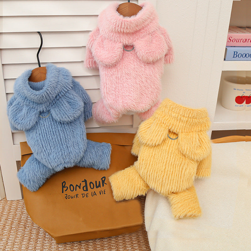 Out-Shine | Autumn and Winter Fluffy Pet Clothing