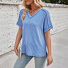 Deslumbra | Top de manga corta con escote en V 
