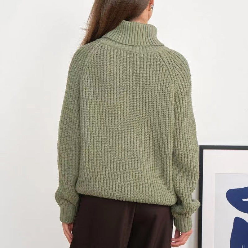 Out-Shine | Turtleneck Long Sleeve Sweater