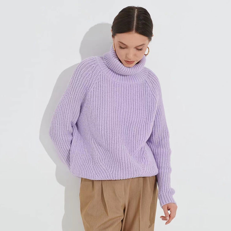 Out-Shine | Turtleneck Long Sleeve Sweater