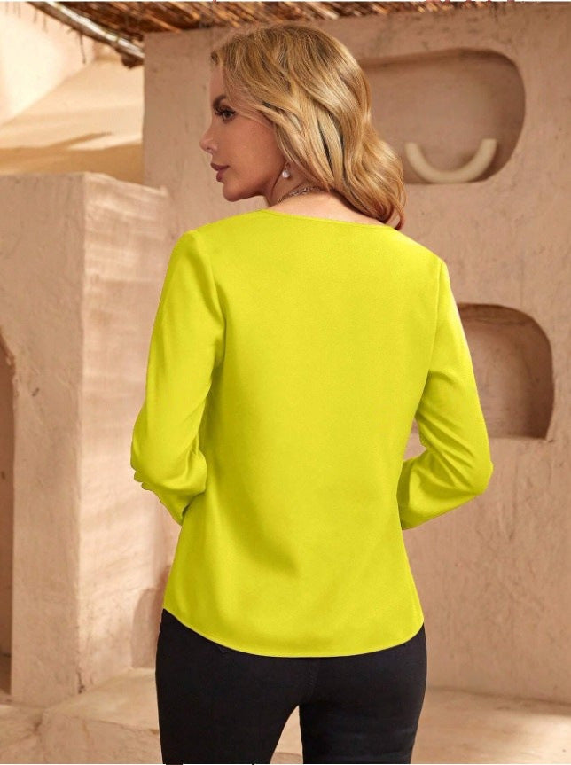 Deslumbra | Camisa de satén de seda para mujer