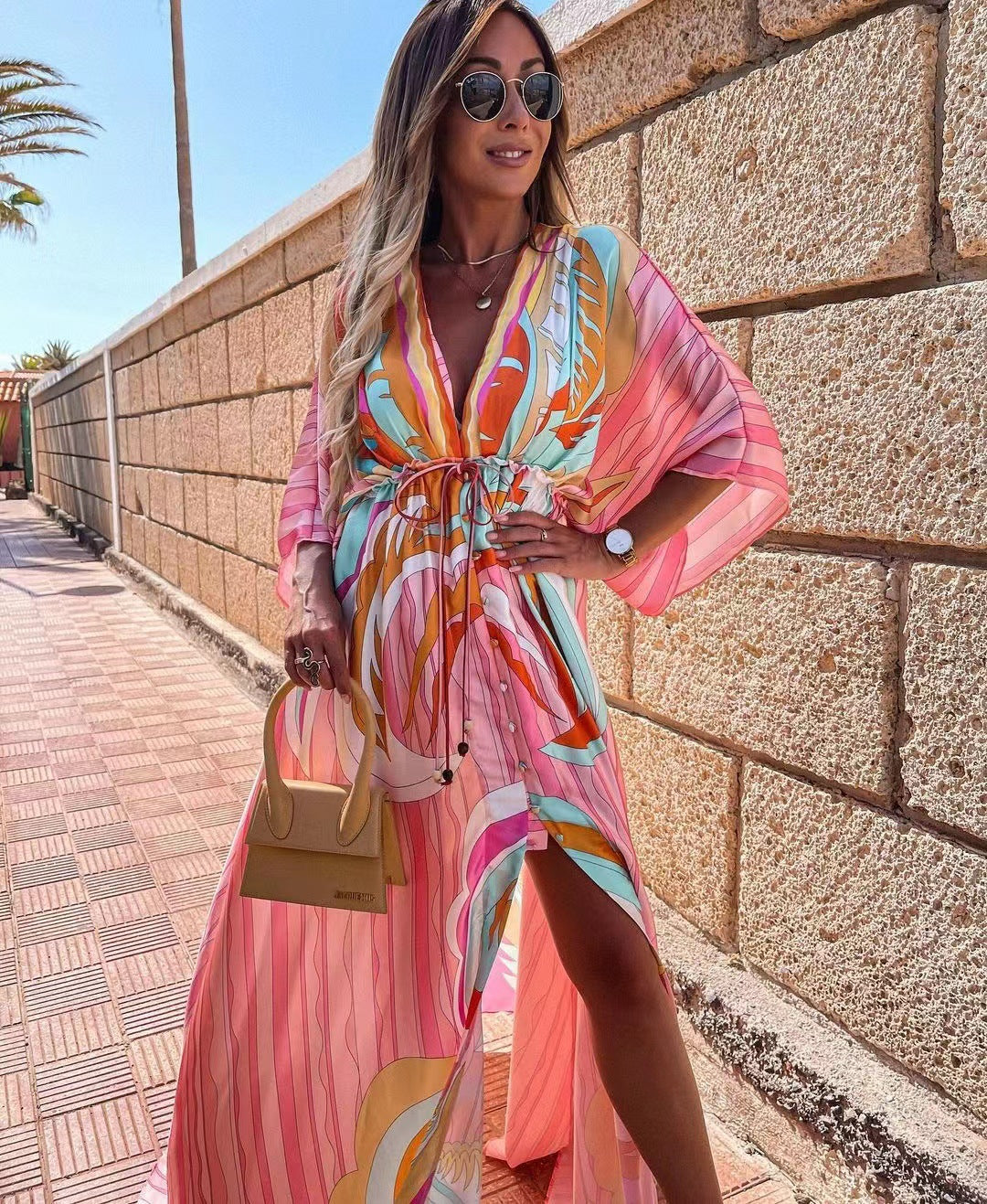 Out-Shine | Short Swinging Long Dress