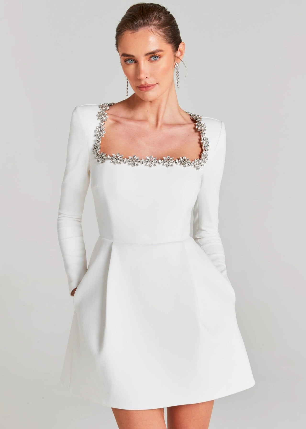 Deslumbra | Minivestido de escote cuadrado