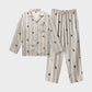 Out-Shine | Men's and Women's Ice Silk Pajamas Loungewear Set