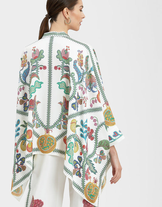 Deslumbra | Conjunto de blusa y pantalón con cuello alto 