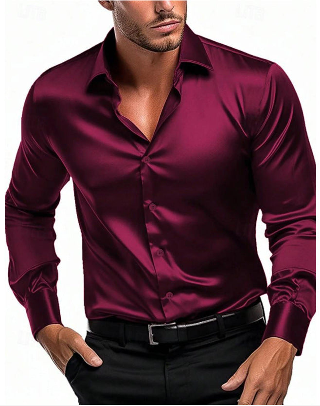 Brilla | Camisa negra atemporal para hombre