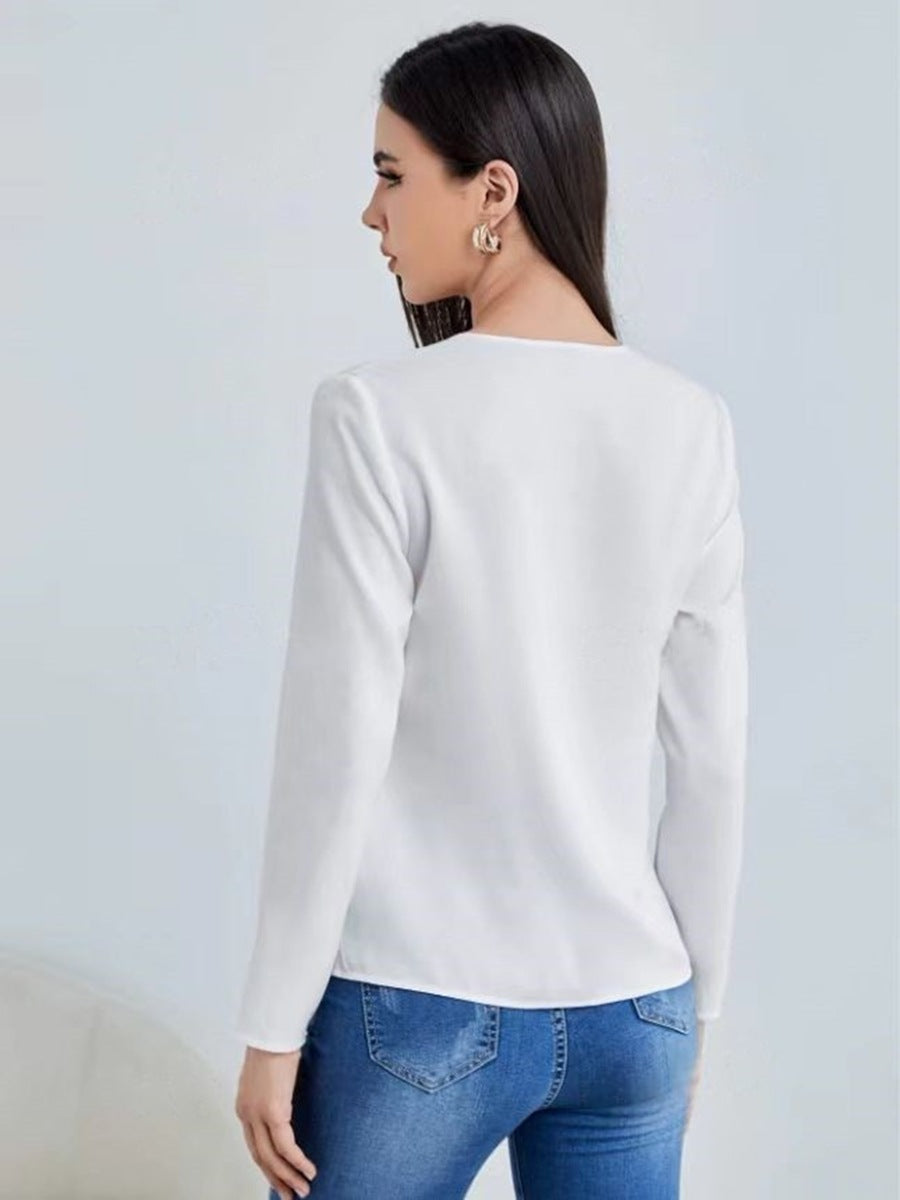 Deslumbra | Camisa de satén de seda para mujer