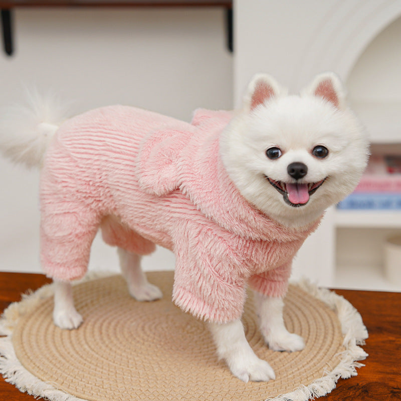 Out-Shine | Autumn and Winter Fluffy Pet Clothing