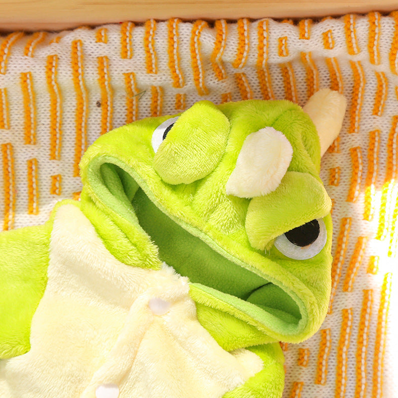 Out-Shine | Little Dinosaur Puppy Warm Clothes for Autumn and Winter