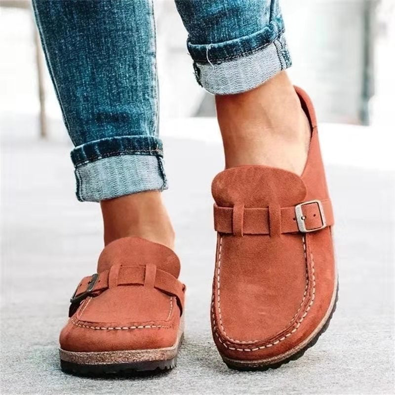 Out-Shine | Retro Suede Sandals For Women
