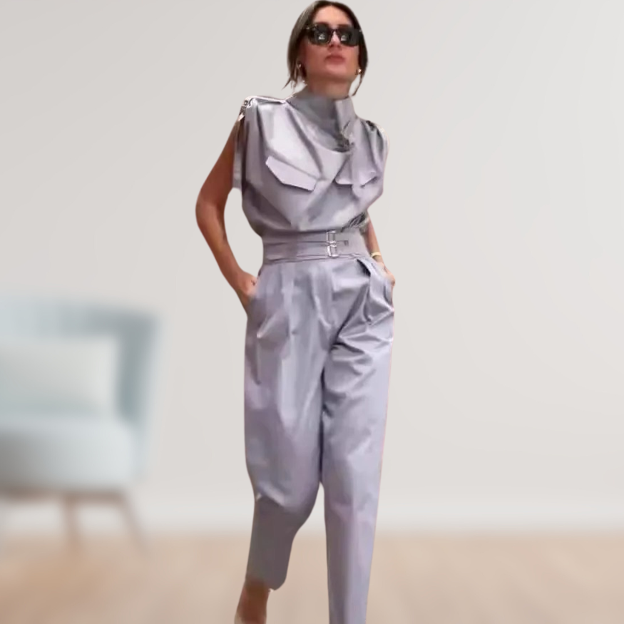 Out-Shine | Women's Stylish Modern Jumpsuit Sleeveless