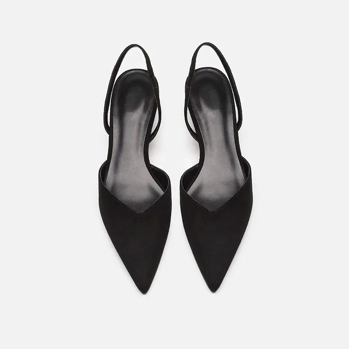 Out-Shine | Tender Slingback Pumps Sandal With Pointed Toe Area