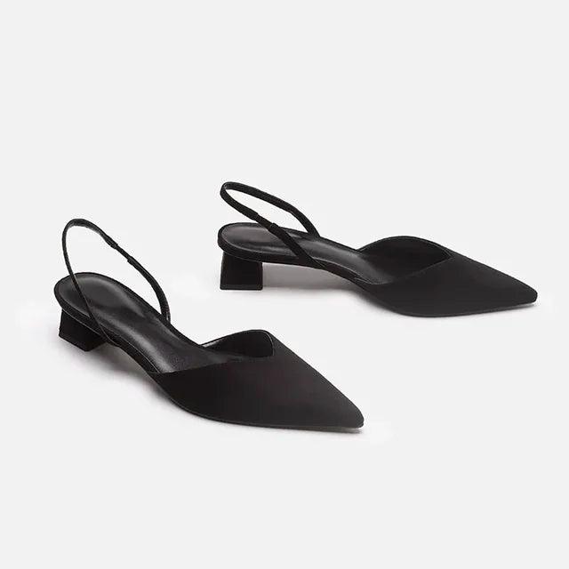 Out-Shine | Tender Slingback Pumps Sandal With Pointed Toe Area