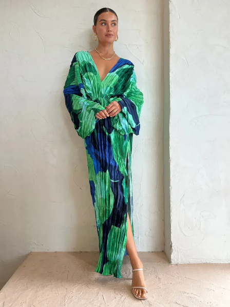 Out-Shine | Elegant Printed Dress