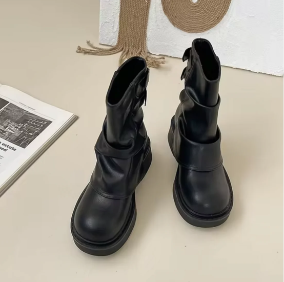 Deslumbra | Botas de piel vintage