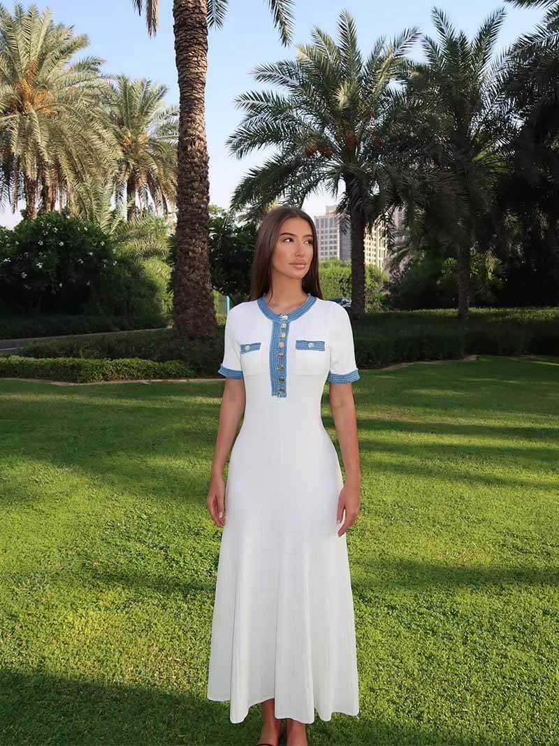 Out-Shine | Decorative Krick with Fringe Denim Insert