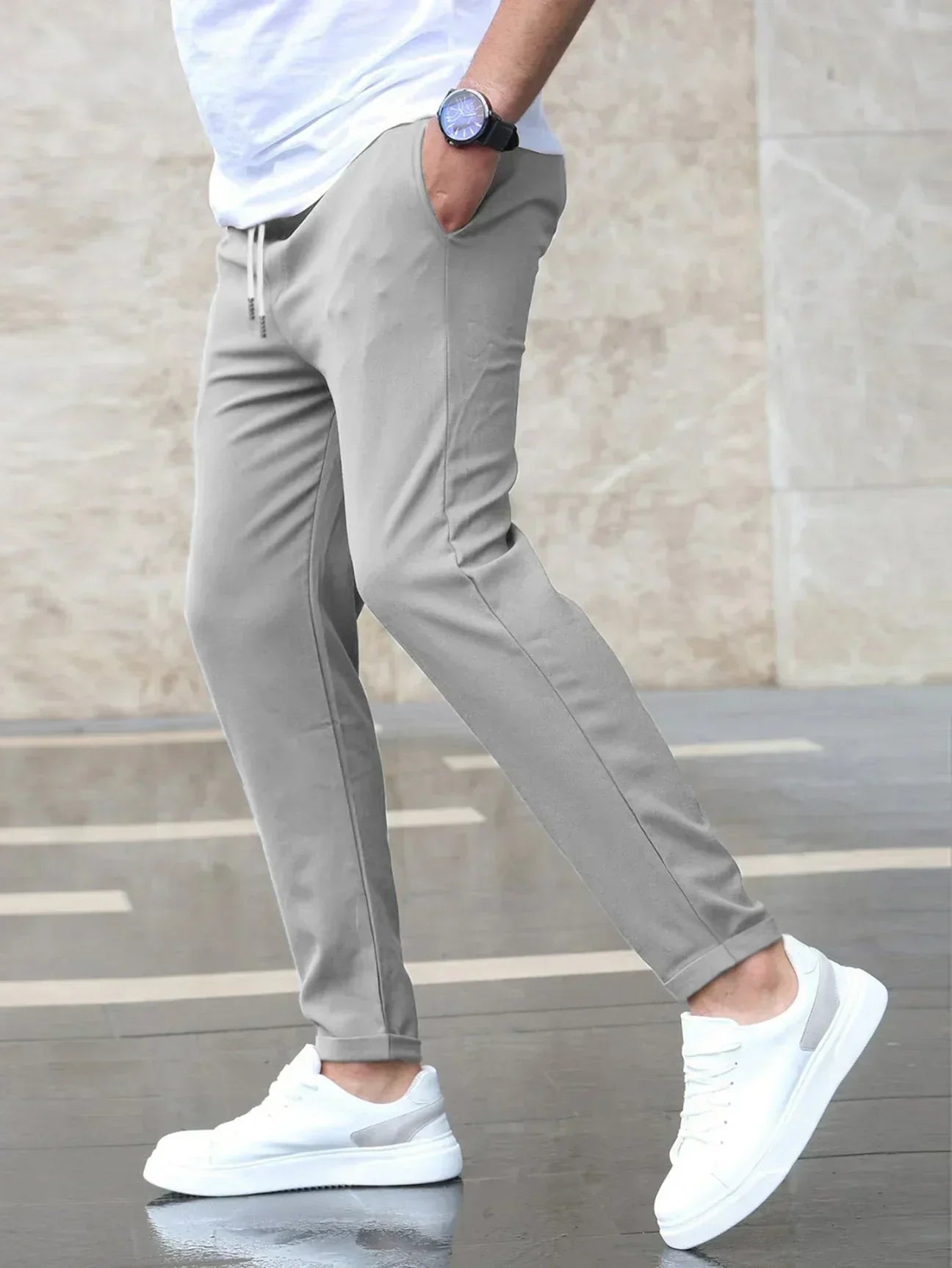 Brilla con luz propia | Pantalones elásticos: para hombre
