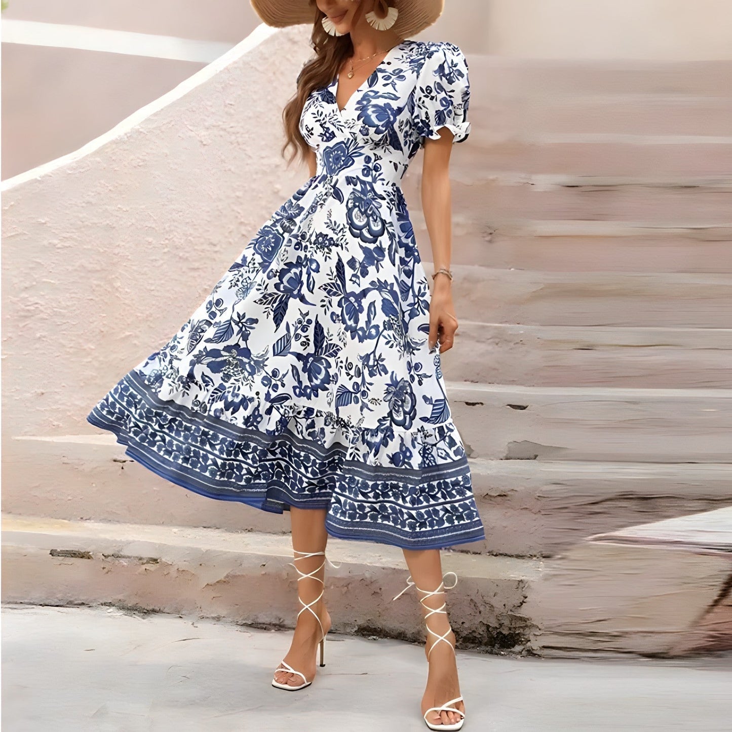 Out-Shine | Dress Black V Neckline for Romantic Occasions