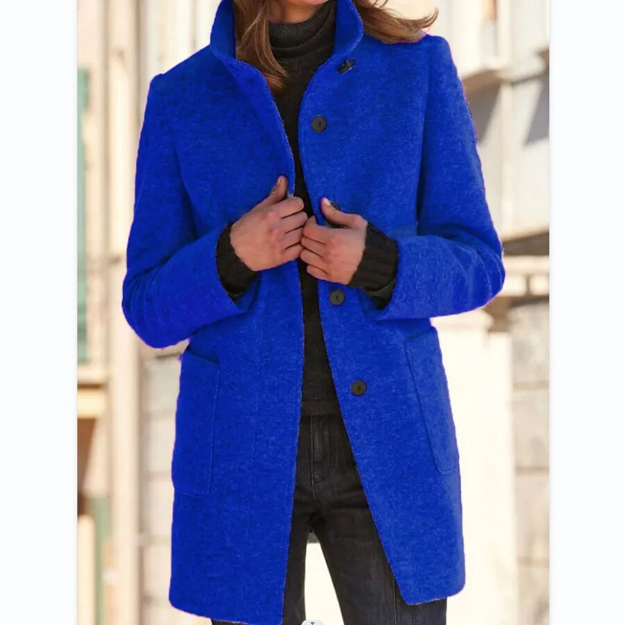Out-Shine | Black wool coat