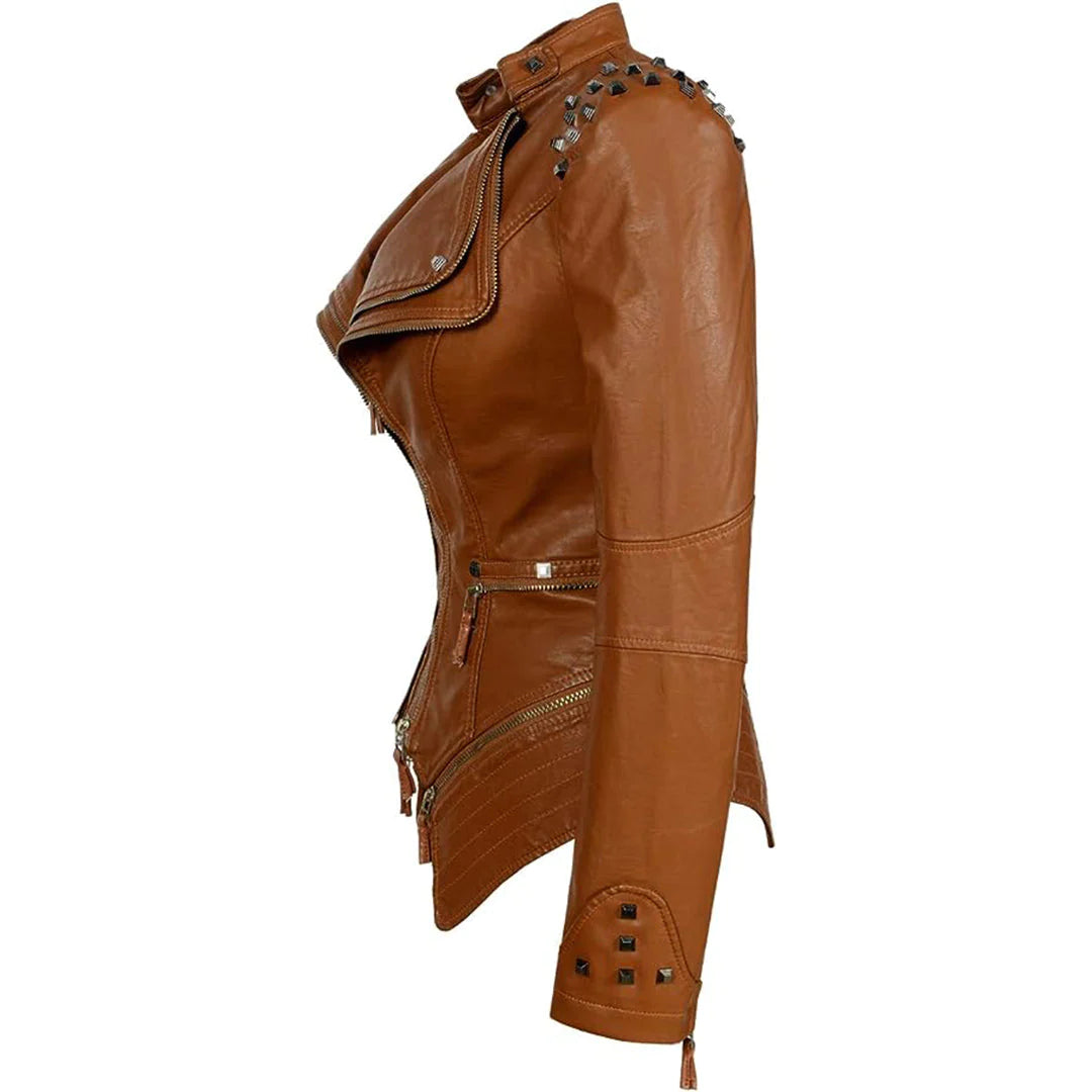Out-Shine | Slim Fit Biker Leather For Women Perfect For Everyday Life