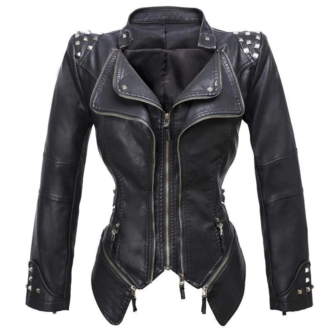 Out-Shine | Slim Fit Biker Leather For Women Perfect For Everyday Life