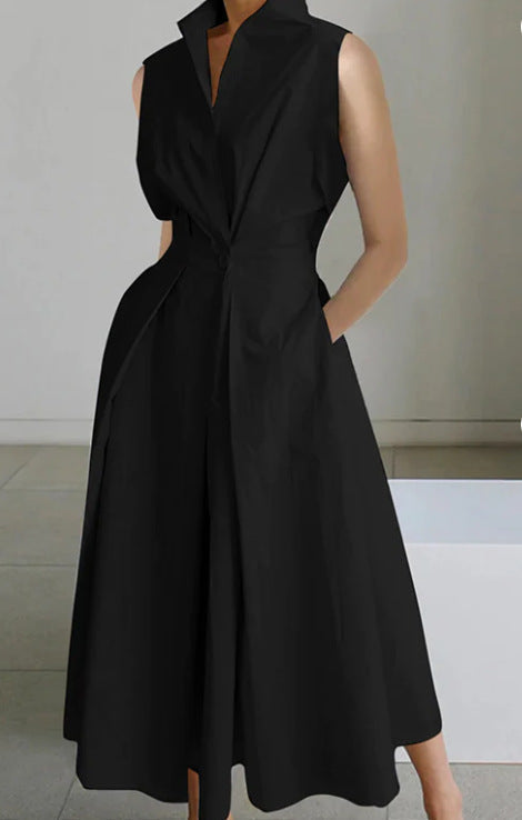 Out-Shine | Dot V-Neck Dress for Women