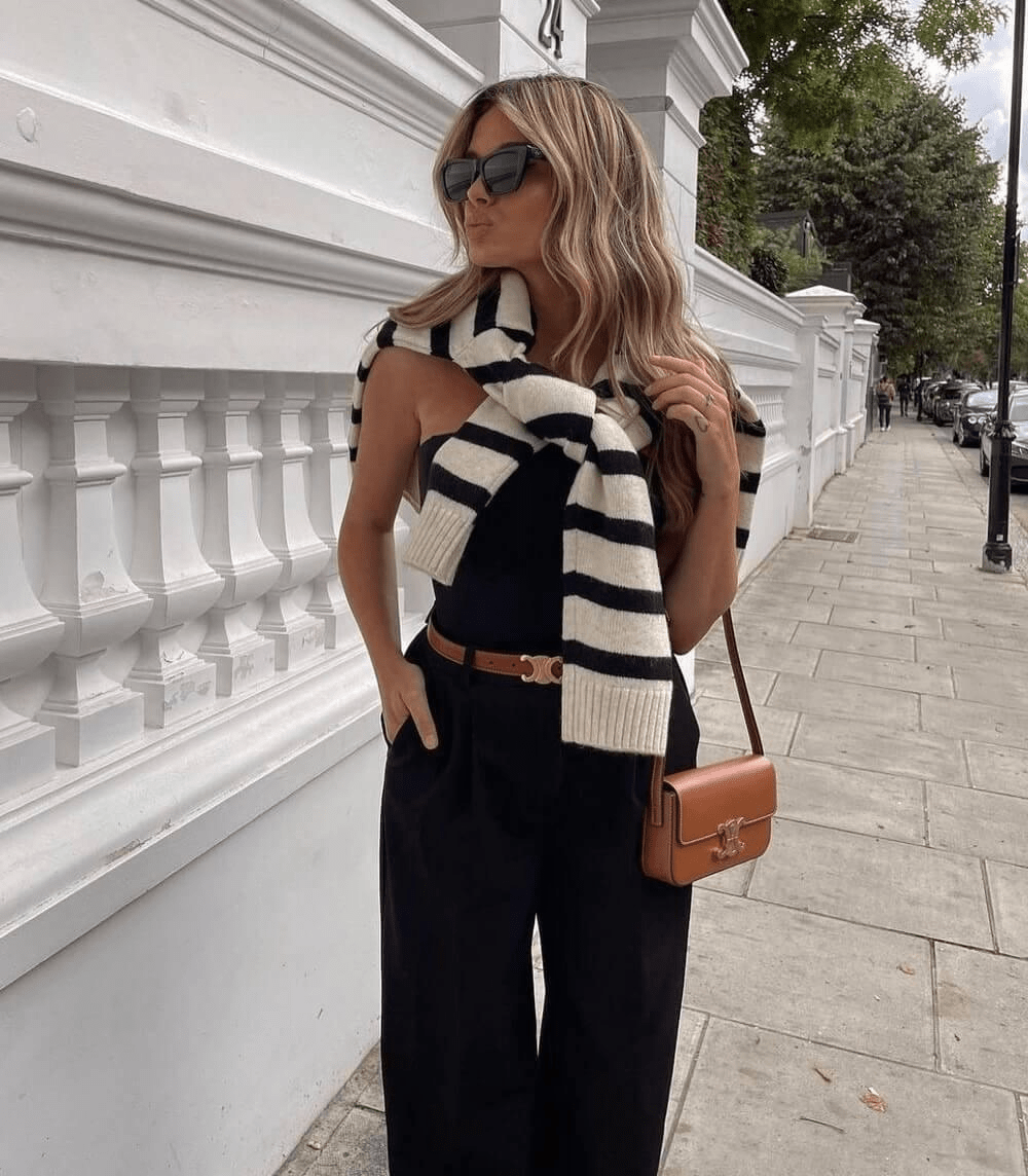 Out-Shine | Sophisticated Belt With Gold Accents