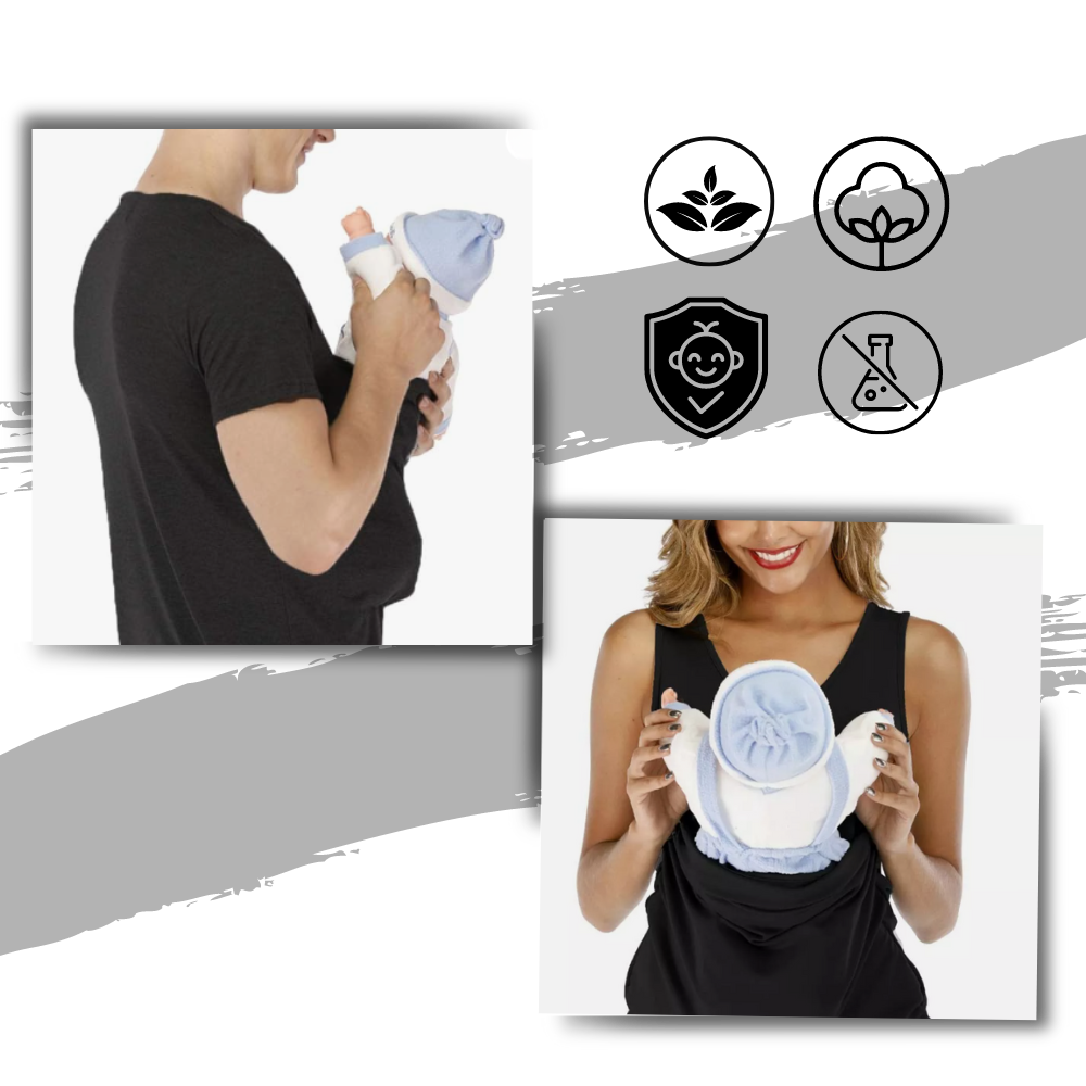 Brilla con luz propia | Camiseta ergonómica y moderna con bolsillo tipo canguro 