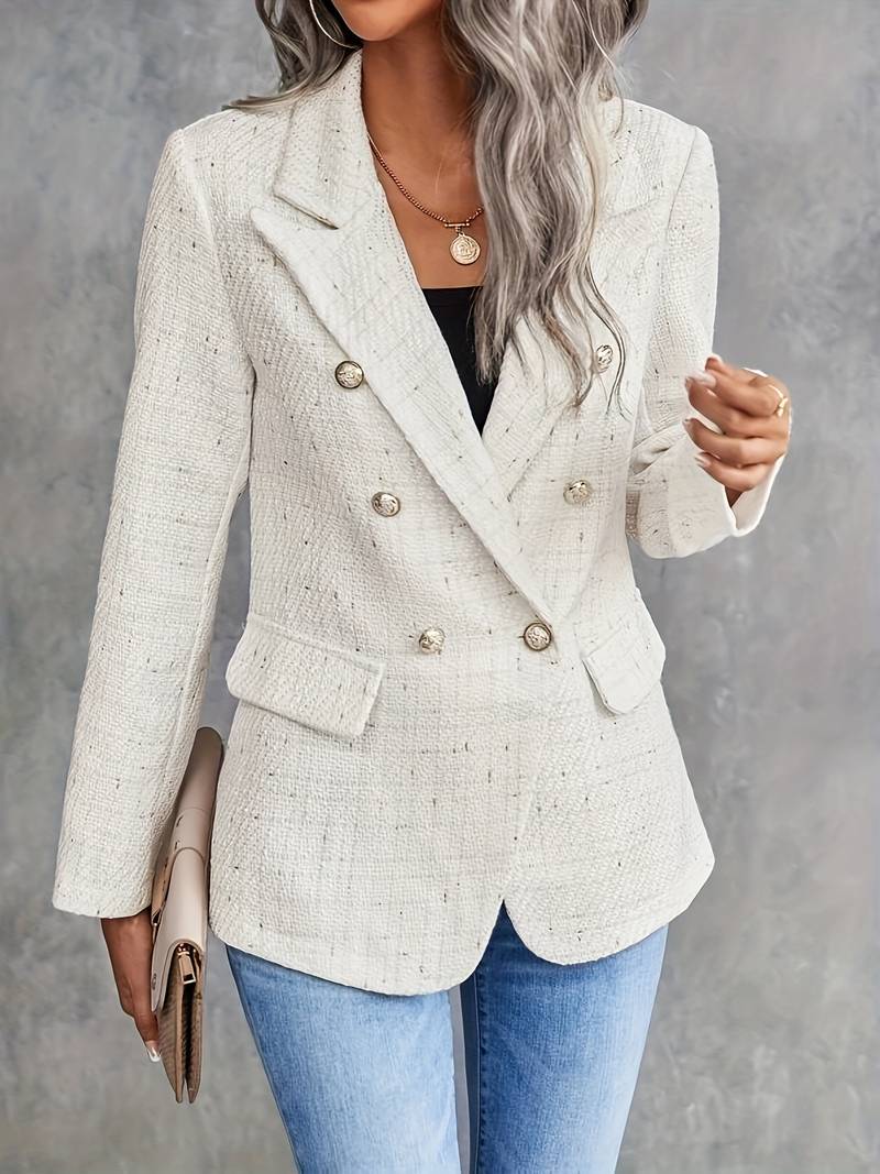 Brilla | Blazer de manga larga con cuello de solapa