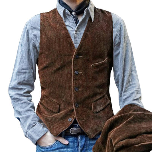Out-Shine | Traditional Men's Vest From Cord