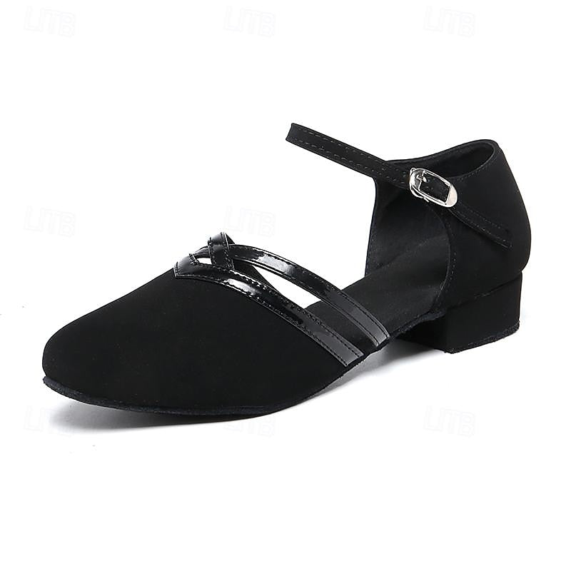 Out-Shine | Modern Dance Shoes For Women - Black - High Quality Suede